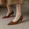 Luxury Pumps Shoes for Women Heeled Woman Medium Heel Stiletto Heels High Sandal Party Office 2019