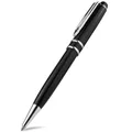 STONEGO Capless Ballpoint Pen Simply Twist Roller Ball Pen Black Gel Ink Medium Point 1.0mm Smooth