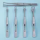 1PC Stainless Steel Professional Belly Ear Tongue Septum Piercing Forceps Tweezer Clamp Self-Locking