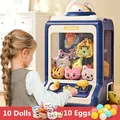 Mini Claw Arcade Crane Machine Toys for Kids Automatic Coin Operated Plush Doll Interactive Game