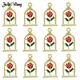 JulieWang 5-20pcs Alloy Rose in Jar Charms for the Little Prince Pendant Necklace Bracelet Keyring
