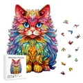 Persian Cat - Wooden Puzzles for Advanced Players - Creative Various Special Shapes Creative Gifts