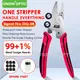 Signal Fire ZSQ-08 New 8 in 1 Optical Fiber Stripper Optic Miller Scissors Wire Pliers