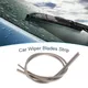 28 Inch Car Window Wiper Blade Strip Universal 6mm Auto Window Boneless Wiper Blades Silicone Strips