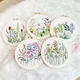 DIY Flower Embroidery Kit for Beginner Cross Stitch DIY Starter Kit Ribbon Painting Pattern Printed