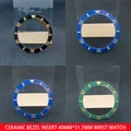 40*31.6mm Sloping Luminous Ceramic aluminium Bezel Insert Divers Watch Replacement mens women