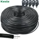 KESLA 5-100M Garden 3/5mm Watering Hose 1/8'' PVC Pipe Micro Drip Irrigation Tubing Sprinkler w/