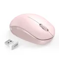 Seenda 2.4G USB Wireless Mouse Silent Click Slim Cordless Protable Mini Mause for PC Office Computer