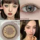 Bio-essence 1Pair Colored Contacts Lens with Myopia Yearly Disposable Lenses Korean Big Eyes Contact