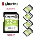 Original Kingston High-Speed SD Card 64GB 128GB 256GB 5125GB SDS2 Memory Cards Flash Card C10 for