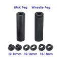 Funsea Bike Peg Wheelie Big BMX Cruiser Bicycle Pegs Alloy 6061 Length 110MM For Hub 3/8 Inch 12mm