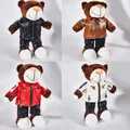 Helmet Bear Doll Scooter Bear Plush Toy Doll Scooter Scooter Rally Bear Can Be Decorated on The