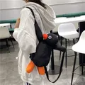 38cm Lovely Penguin Plush Backpack Cartoon Cute Penguin Plush Toy Soft Stuffed Animal Shoulder Bag