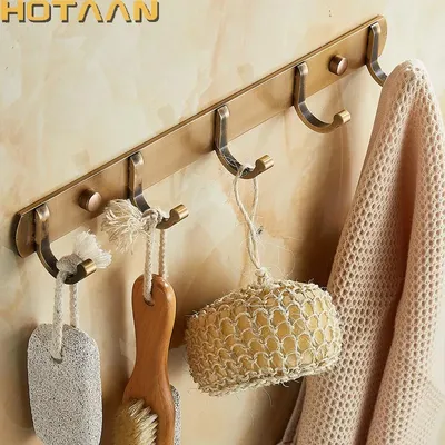 Antique Robe Hook,Black Clothes Hook, Antique Brass Finish,Bathroom Hardware Product Robe Hooks,wall hook Bathroom Accessories
