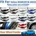 For Volvo XC60 Mud Flaps Blue 2018 2019 2020 2021 2022 Special Rear Door Rear Wheel Fender