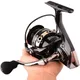 All Metal Salt Water Surf Spinning Fishing Reel 1000-6000 Spinning Fishing Reel Black/gold 14