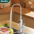 Briwellna Instant Hot Water Faucet With Universal Spout 220V Tankless Water Heater Faucet 2 in 1