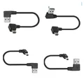 90 Grad Winkel Mini USB Datenleitung links rechts T-Port V3 Mini Mini USB Ladekabel 0 3 m 0 5 m für