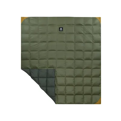 OneTigris Camping Blanket 2-person Enlarge and Wide 3-season Lightweight Outdoor Duck Down Travel Quilts For Camping Hiking