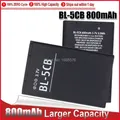 1-5PCS Lithium Phone Battery BL-5CB BL5CB 3.7V 800mAh Battery BL 5CB For Nokia 3600 3660 6620 6108