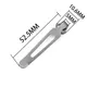 1piece Titanium Alloy Back Clip for ZT Knife 0350 Custom Folding Pocket ZT Knife 0460 Back Clip Tool