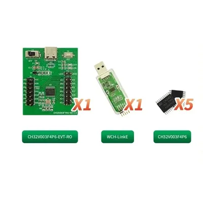 Ch32v003f4p6 Development Board Kit Qingke RISC-V2A mcu Entwicklungs anwendung Bewertung Image