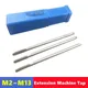 Extended straight slot machine tap w6542 HSS thread tap 70-300mm long shank metric plug tap M1.6-M14