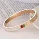 Bracelets Bangle Light Luxury Korean Version Buckle Style Titanium Steel Bracelet for Women