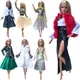 NK Fashion 1/6 Doll Winter Coat Modern Plush Tops Pants Everyday Wear Clothes for Barbie Doll