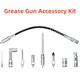 Grease Gun Couplers 9 PCS Quick Connect Greasing Accessory Kit with Grease Gun Tips 12" Flex Hose &