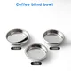 51mm/53mm/58mm Stainless Steel Cleaning Blind Bowl Coffee Cleaning Blind Cup Backwash Non-porous