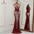 Neue stil Elegante meerjungfrau abendkleider cocktail kleider vestidos formales robe de soiree de