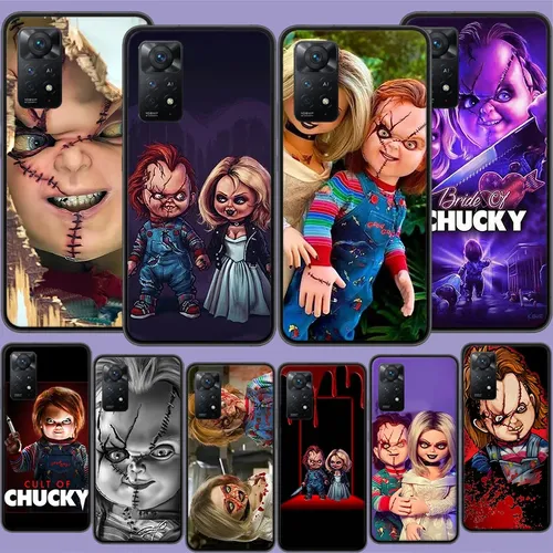 Chucky Puppe Horrorfilm Handy hülle für Xiaomi Redmi Note 12 Pro plus 5g 12s 11 11e 11t Pro 10 9 8 7