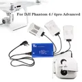 For DJI Phantom 4 /Advanced/4pro+Drone Battery Remote Controller Quick Charger 4 in 1 Intelligent