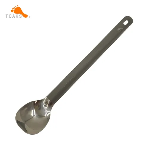 TOAKS Titan Löffel Outdoor Camping Geschirr langstieligen Löffel Spork 215mm Länge