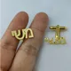 Hebräische Chai Manschetten knöpfe personal isierte Name anfängliche Monogramm Manschetten knöpfe