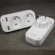 Wall Socket USB plug adapter 2 Socket for phone charge Free shipping Double USB Port 5V 2A Indicator