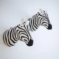 3d Zebra/Elefant/Giraffe Tierkopf Wand halterung Kinder Stofftiere Kinderzimmer Wand Wohnkultur