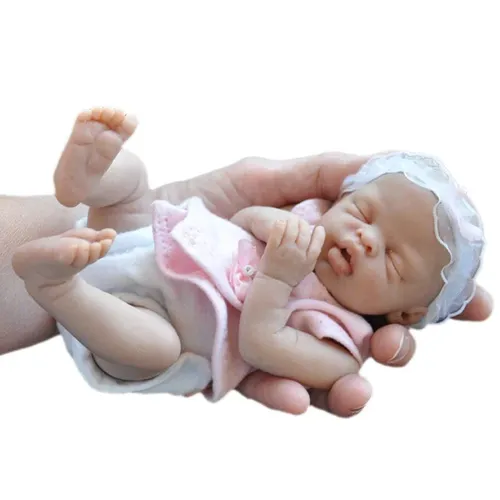 10 zoll Mini Reborn Puppe Kit Katie Weichen Touch Lebensechte Unfinished Puppe Teile