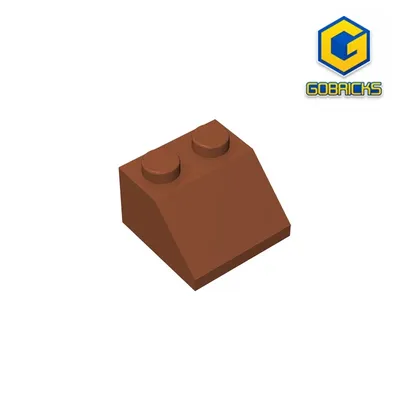 Gobricks MOC Brick Slope 45 2 x 2, kompatibel mit 3039 6227 Kinderspielzeug-Bausteinen, baut Image