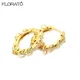 Fashion 14mm Gold Hoop Earrings for Women 925 Sterling Silver Needle Luxury CZ Zircon Earrings 2023