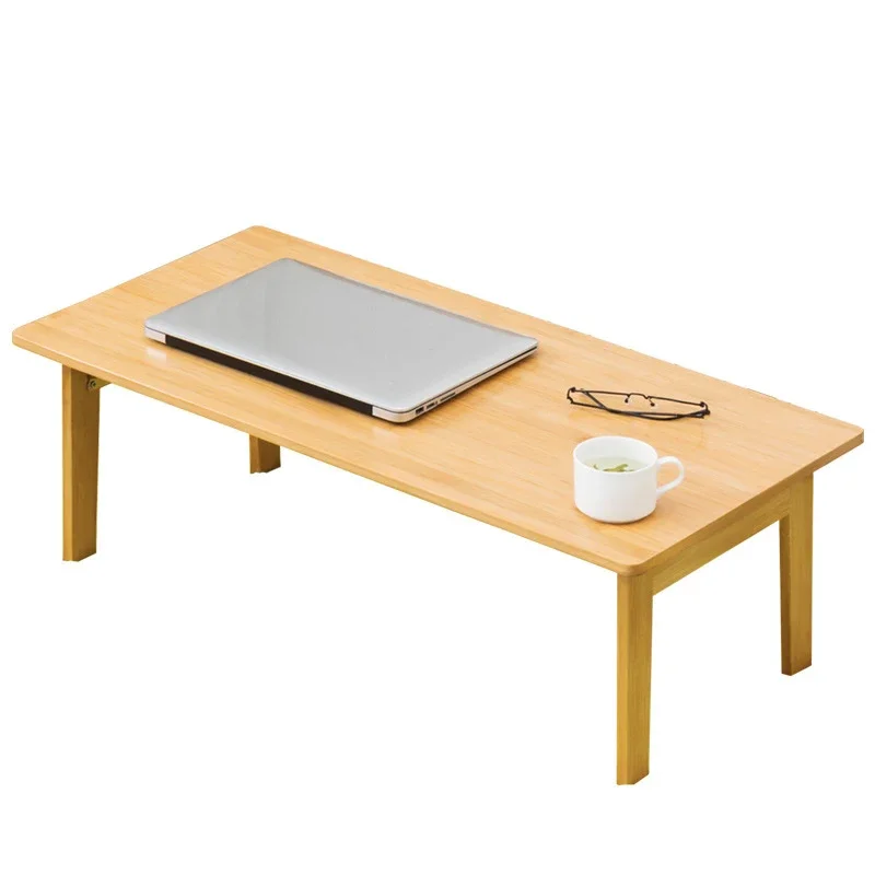 Klappbarer Laptop-Schreibtisch, Wohnzimmer, Esszimmer, Wohnung, Teetisch, einfacher moderner Tisch, minimalistischer Baboo-Couchtisch