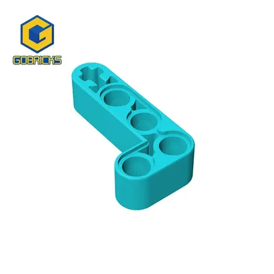 Gobricks 10PCS MOC Baut Partikel 32140 2x4L Für Bausteine Teile DIY elektrische Bildungs Cre kinder Image