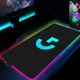 Logitech Große RGB Maus Pad Xl Gaming Mauspad LED Mause Pad Gamer Maus Teppich Große Mausepad PC