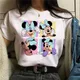 Tshirt Mickey 90s Y2k Minnie Mouse Hat Print T-shirt Women Fashion T Shirt Female Clothes Kawaii