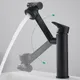 1080 Degree Basin Faucet Kitchen Sink Faucet Bathroom Water Mixer Aerator Black Tap Heated Faucet