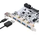 Add On Card USB 3.0 PCI-E Type C Expansion Card PCI Express PCI-E to USB 3.0 Controller 5Port +