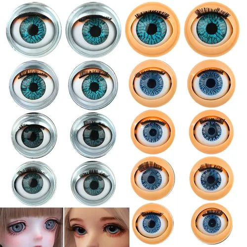 Puppen auge Zubehör Puppe Augen chips Puppe rollende Augäpfel DIY Puppen augen Simulation aktiver