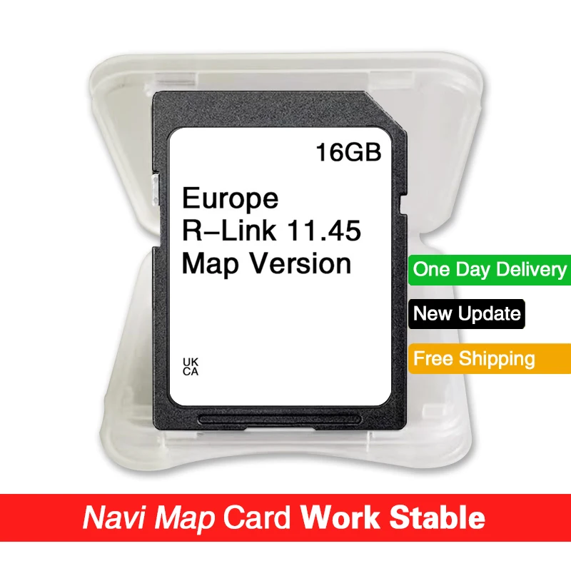 Navigation R-Link 11.45 Neueste Sat-Nav 16GB Karten-SD-GPS-Karte für Renault-Fahrzeuge in Europa