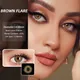 UYAAI 2Pcs Colored Contact Lenses Natural Look Brown Eye Lenses Gray Contact gray Lenses Fast